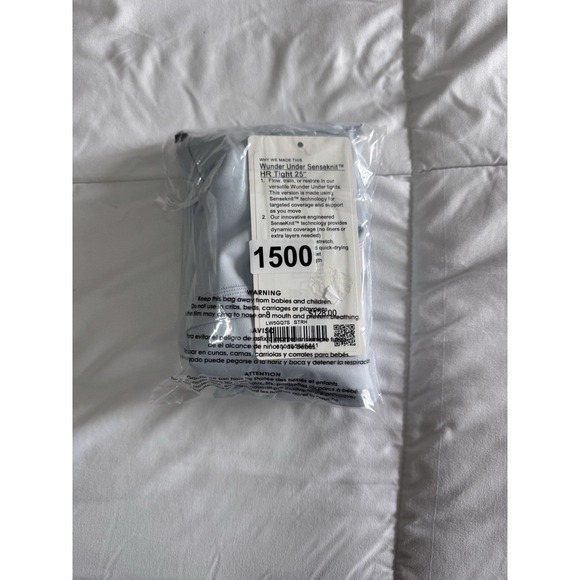 New Lululemon Wunder Under Size 8 Senseknit HR Tight 25" Starch Blue Compression - Picture 11 of 11